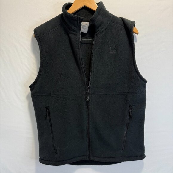 Sierra Designs Jackets & Blazers - Sierra Design Womens Fleece Gorpcore Vest  Black Fall Casual Outerwear size S